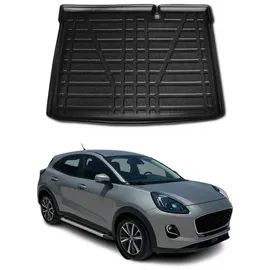 Omac Kofferraumwanne Laderaumwanne für Ford Puma 2019-2025 Untere Gummi TPE Schwarz