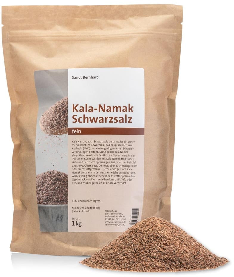 Kala Namak Schwarzsalz (Black Salt) - 1 kg