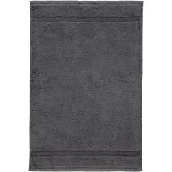 Rhomtuft Handtücher Princess zinn - 02 Gästetuch 40x60 cm Schwarz 