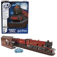 4D Build - Harry Potter, Hogwarts Express, 3D-Puzzle der magischen Eisenbahn aus hochwertigem Karton, 181 Teile, für Fans der magischen Abenteuerserie ab 12 Jahren