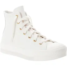 Converse Sneaker CONVERSE "CHUCK TAYLOR ALL STAR EVA LIFT", Mädchen, Gr. 36, gold (egret, egret, light gold), Leder, Schuhe Sneaker