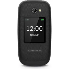 SPC Harmony 4G - Mobiles Klapphandy für Senioren, große Tasten, hörgerätekompatibel, Fernkonfiguration, SOS-Taste, hohe Klingellautstärke, Ladestation, Schwarz