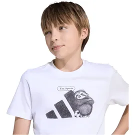 adidas Sports Graphic T-Shirt Kinder JV5251 - white 152