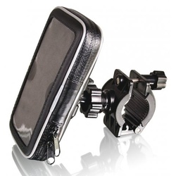 Fahrradhalterung inkl. Tasche Biky schwarz 5,5 Zoll (BULK)