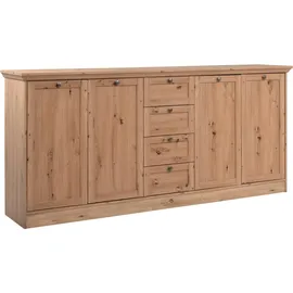 Livetastic Sideboard 200 x 90 x 40 cm Eiche Artisan