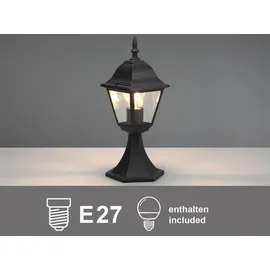meine wunschleuchte Sockelleuchte Aluminium Höhe 39 cm 1er Set schwarz