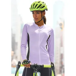 Vivance active Funktionsshirt »- Fahrradshirt«, mit reflektierenden Details, Radsport Vivance active lavendel XS (32/34)