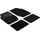 Walser Universal Fußmatten Matrix Komplett-Set schwarz
