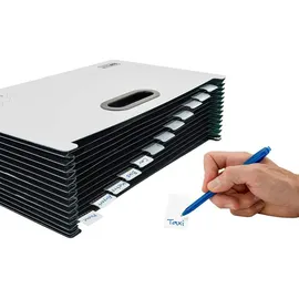 Rapesco RAPESCO® Fächermappe Supafile Plus 13 Fächer weiß, 1 St.