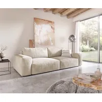 DeLife Big-Sofa Lanzo XL 270x130 cm Cord Beige