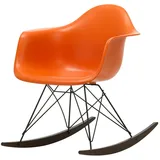 Vitra - Eames Plastic Armchair RAR RE, Ahorn dunkel / basic dark / rostorange