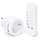 conecto conecto® Funk-Steckdosen-Set: 1x Funksteckdose und 1x Fernbedienung, Innenbereich, 2300 Watt, kompaktes Design, weiß