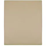 vidaXL Spannbettlaken Jersey 90 x 200 cm Taupe
