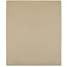 vidaXL Spannbettlaken Jersey 90 x 200 cm Taupe