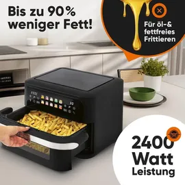 Clatronic ProfiCook Heißluftfritteuse PC FR 1313 H schwarz