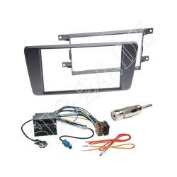 Autoradio 2-DIN Einbaurahmen Radioblende+Adapterkabel Einbauset für Skoda Oct...