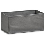 Zeller Aufbewahrungsbox 14 x 28 13 cm Kunststoff Grau M (Medium)