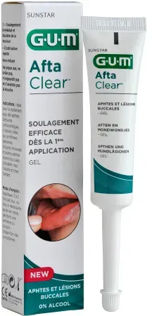 Gum AftaClear Gel Gegen Aphten Und Mundläsionen Tube 10ml