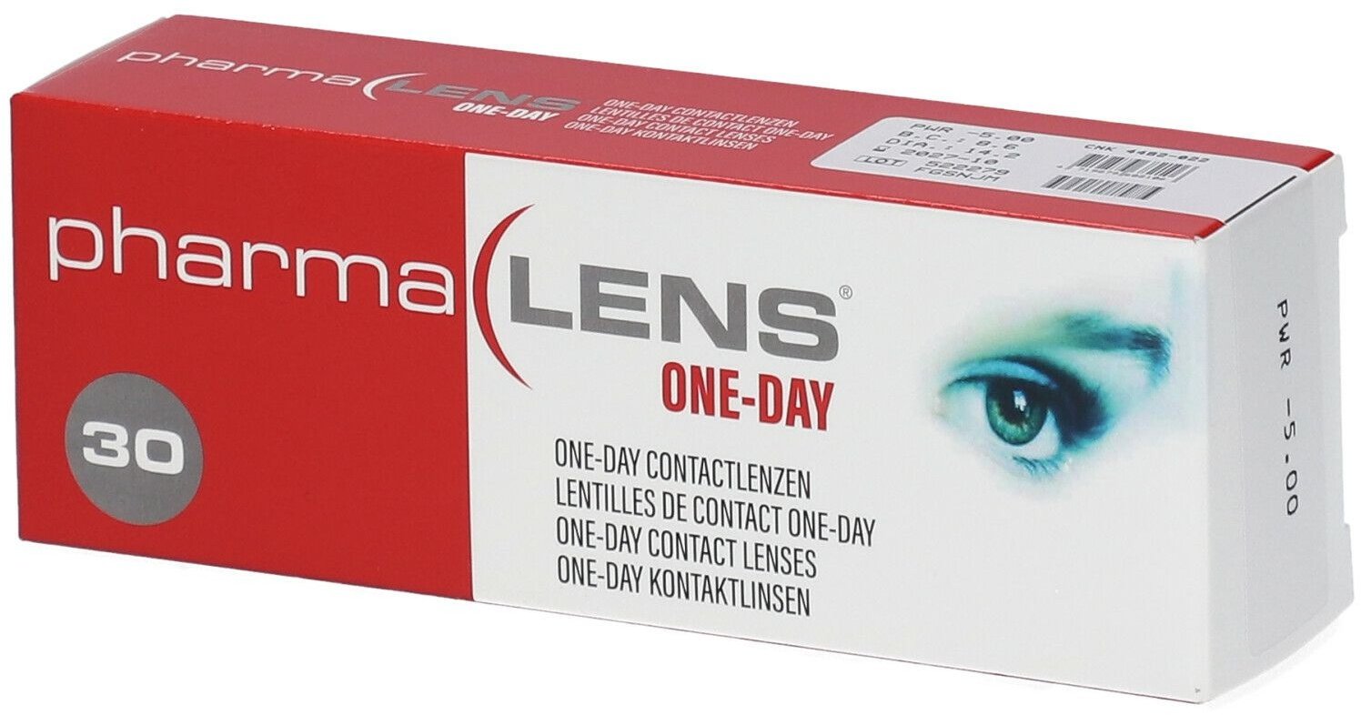 Pharmalens One-Day Lentilles -5,00 30 lentilles 30 pc(s) Lentilles de contact