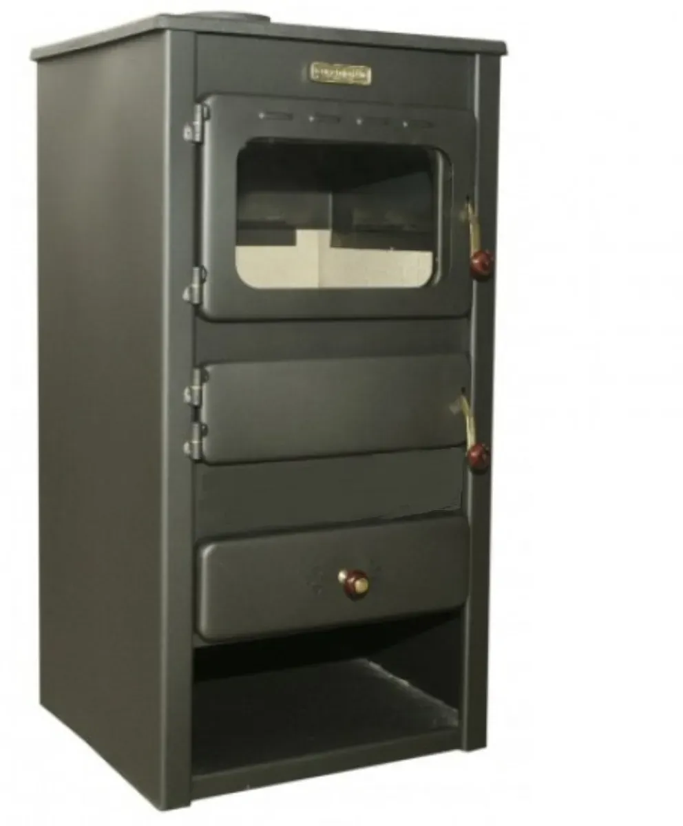 Holzkamin Kupro Lux Gusseisen mit Backofen 8,4 kW
