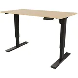 BISLEY Schreibtisch E-StarterTech Eiche braun
