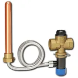 LK ARMATUR Heizkörperthermostat Thermische Ablaufsicherung 3/4 Zoll Innengewinde 1300 mm Kapillarrohr, Thermische Ablaufsicherung
