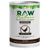 RAW Nature Nassfutter Fasan Pur mit Möhren, - Amaranth, getreidefrei 1x400 g Futter
