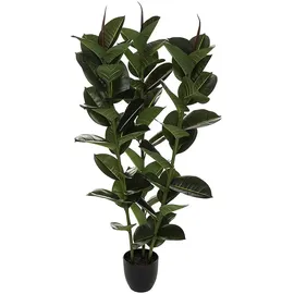 Atmosphera - Künstliche Ficus robusta-Pflanze 40x40x120cm