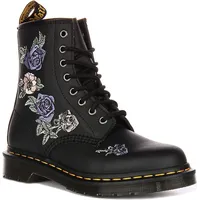 Dr. Martens Damenstiefel 1460 Vonda Black Genix Nappa in Schwarz,