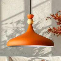 Bamyum Pendelleuchte Champion Pendelleuchte Holz Orange E27,