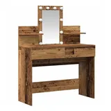 vidaXL Schminktisch Altholz 100 X 40 X 130 Cm Holzwerkstoff Vidaxl