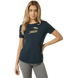 super.natural Hot Dog T-Shirt blau XS