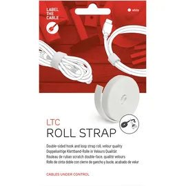 Label the Cable LTC ROLL STRAP weiß