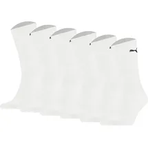 Puma Sportsocken Regular Crew Socken Unisex 6er Pack Stretch weiß 39-42