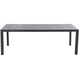 Siena Garden »Milano / Ancona«, (Set, 7 tlg., bestehend aus 6 Sesseln und 1 Tisch 220x100cm), aus pulverbeschichtetem Aluminium, verstellbar