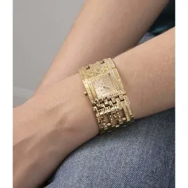 GUESS Damen Armbanduhr WATERFALL gold 22 mm GW0441L2