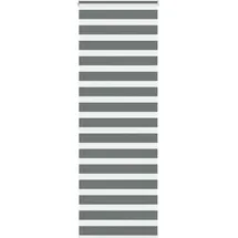 vidaXL Zebrarollo Dunkelgrau 80x230 Cm Stoffbreite 75,9 Cm Polyester, vidaXL