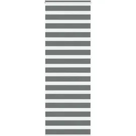 vidaXL Zebrarollo Dunkelgrau 80x230 Cm Stoffbreite 75,9 Cm Polyester, vidaXL