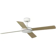 faro BARCELONA Mallorca 132 cm Deckenventilator Weiß/Braun
