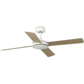 faro BARCELONA Mallorca 132 cm Deckenventilator Weiß/Braun