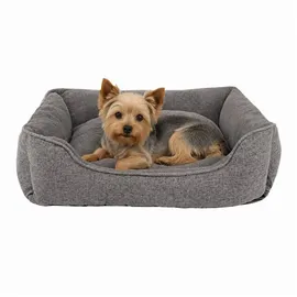LIONTO Hundebett L 75 x 60 cm grau