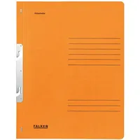 Falken Einhakhefter A4, orange, Behördenheftung, ganzer Vorderdeckel, 50 Stück