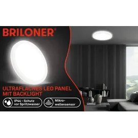 Briloner LED Deckenlampe 24x3 cm weiß