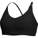 Nike Indy LGT Damen Sport-BH, Black/Black, XL