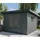 Wolff Finnhaus WPC Gartenhaus Terra 3030 Anthrazit/Hellgrau
