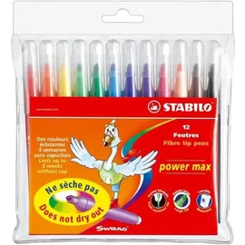 Stabilo Power Max Filzstift 12 St. mehrfarbig