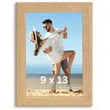 Victor Bilderrahmen Klee 9x13 cm in Beige - moderner schlichter Fotorahmen Holz 9x13 - Bilderrahmen 9x13 Beige