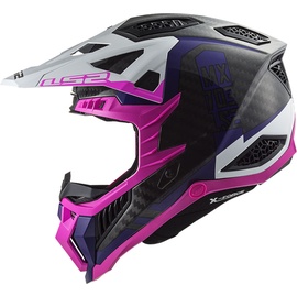 LS2 MX703 X-Force Victory schwarz/weiß/rosa/violett (verschiedene Größen) (467032246)