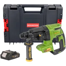PROCRAFT PHA40bb Akku Bohrhammer 20 V 2,6 J SDS plus + 1x Akku 2,0 Ah + Toolcase