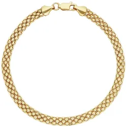 Armkette »Schmuck Geschenk Gold 375 Armschmuck Armband Goldarmband Bismarck«, 55246419-19 gelbgoldfarben